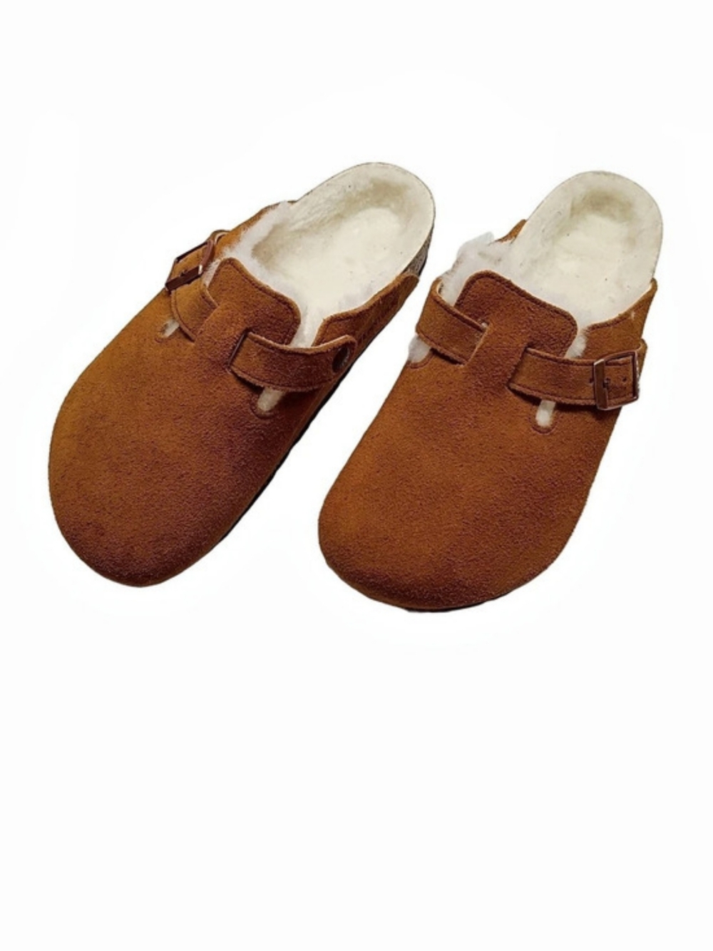Birkenstock Boston Shearling Clog Shearling Clogs Brown EU 36